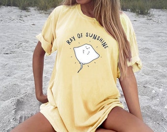 Stingray Manta Ray T Shirt Funny Pun Stingray Tshirt Gift Gifts T-shirt Ocean Shirt Comfort Colors Tee Summer Shirt Sea Oversized Tee