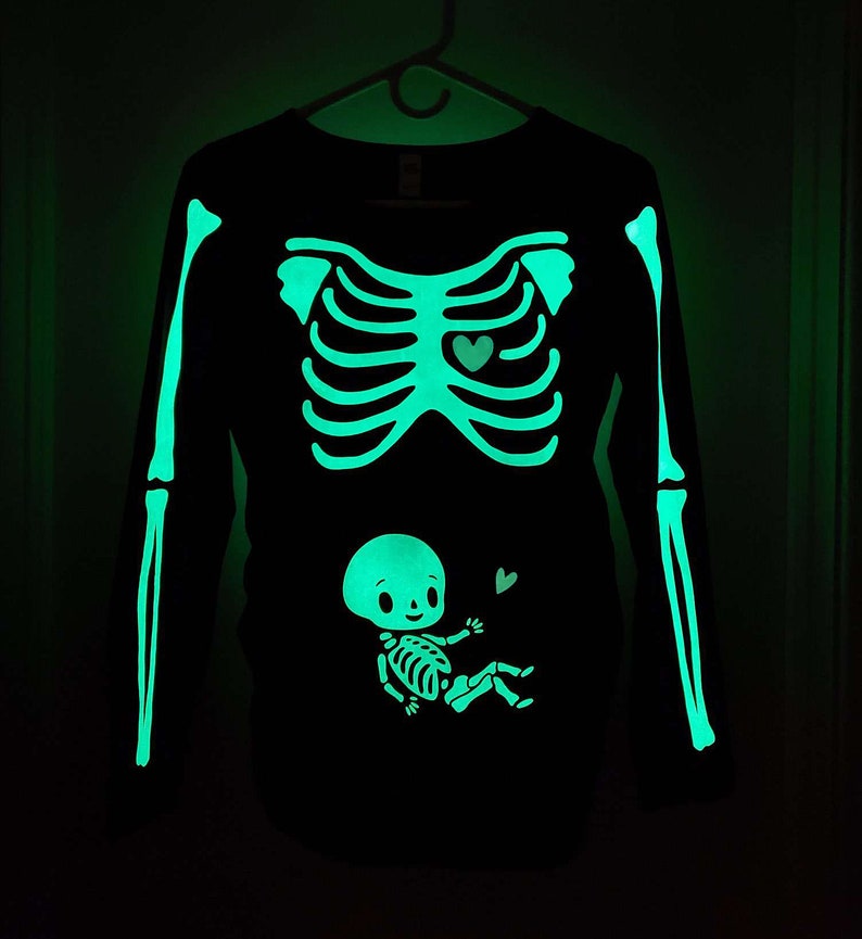 Pregnant Halloween Skeleton Costume Maternity Baby Halloween Etsy