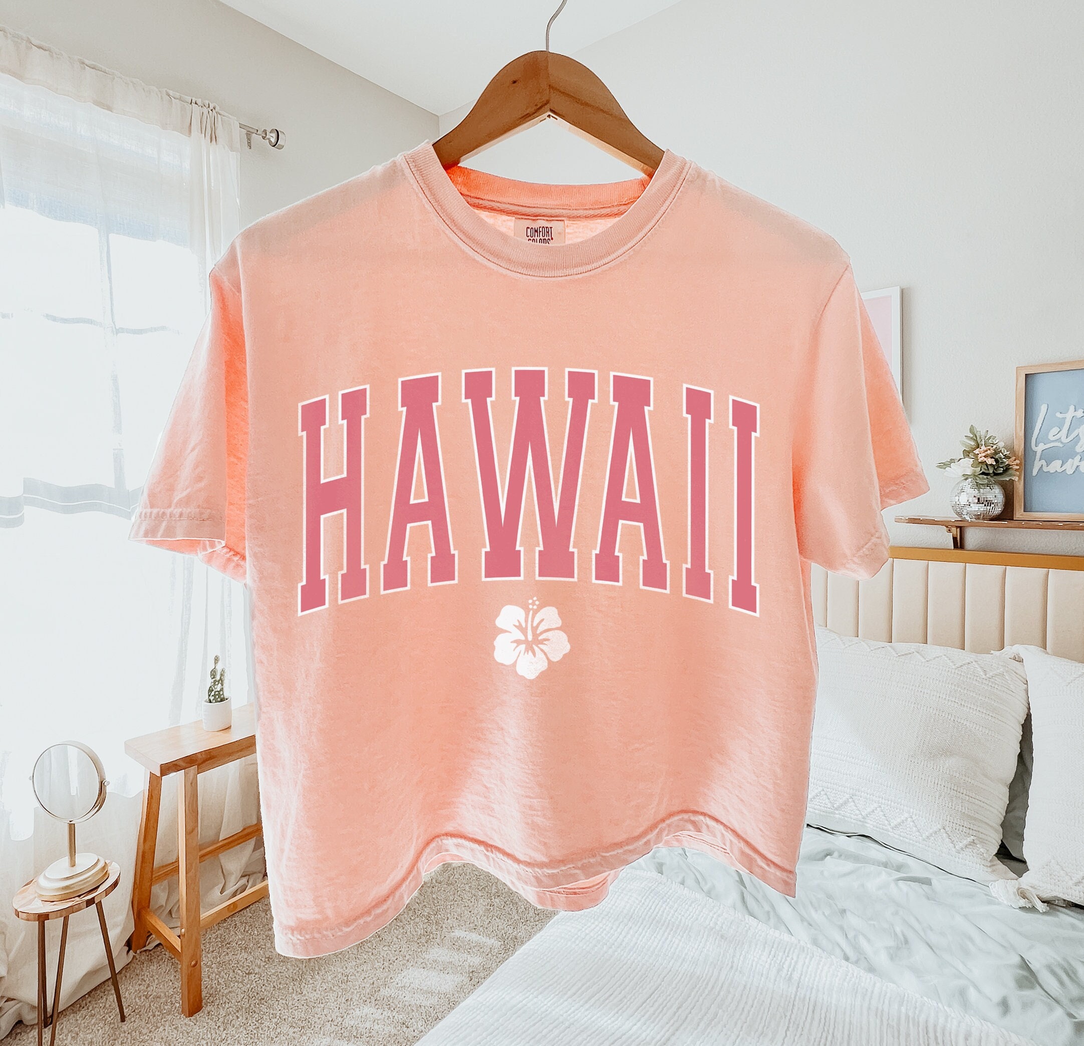 Hawaii Cropped Boxy Shirt Home State Tee Comfort Colors