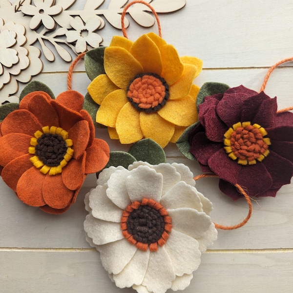 Adorno de fieltro de otoño para decoración de Acción de Gracias