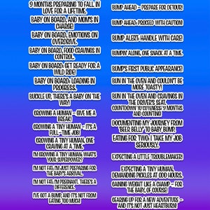 I'm Pregnant I Am Pregnant 50 Sticker Pack Text Stickers Sticker Sheet ...