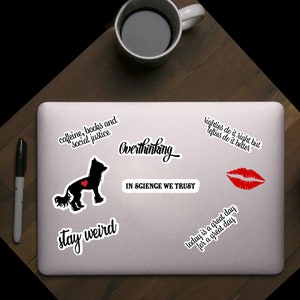 In Science We Trust Science Sticker, Funny Sticker, Nerdy Sticker, Science Funny Quote, College Student , Laptop Stickers zdjęcie 2