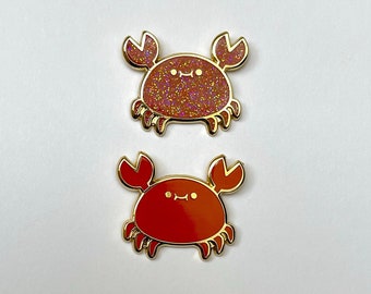 Tiny Crab Enamel Pin