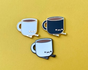 Koffiekopje Boi emaille pin