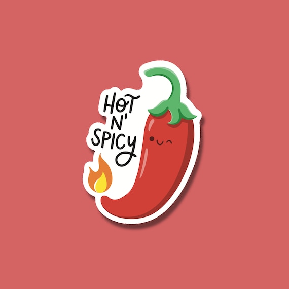 Chili Pepper Vinyl Sticker Etsy