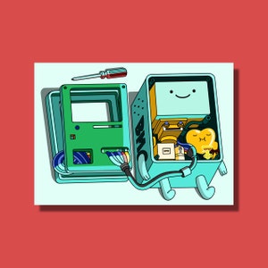 Videospiel Mini Kunstdruck