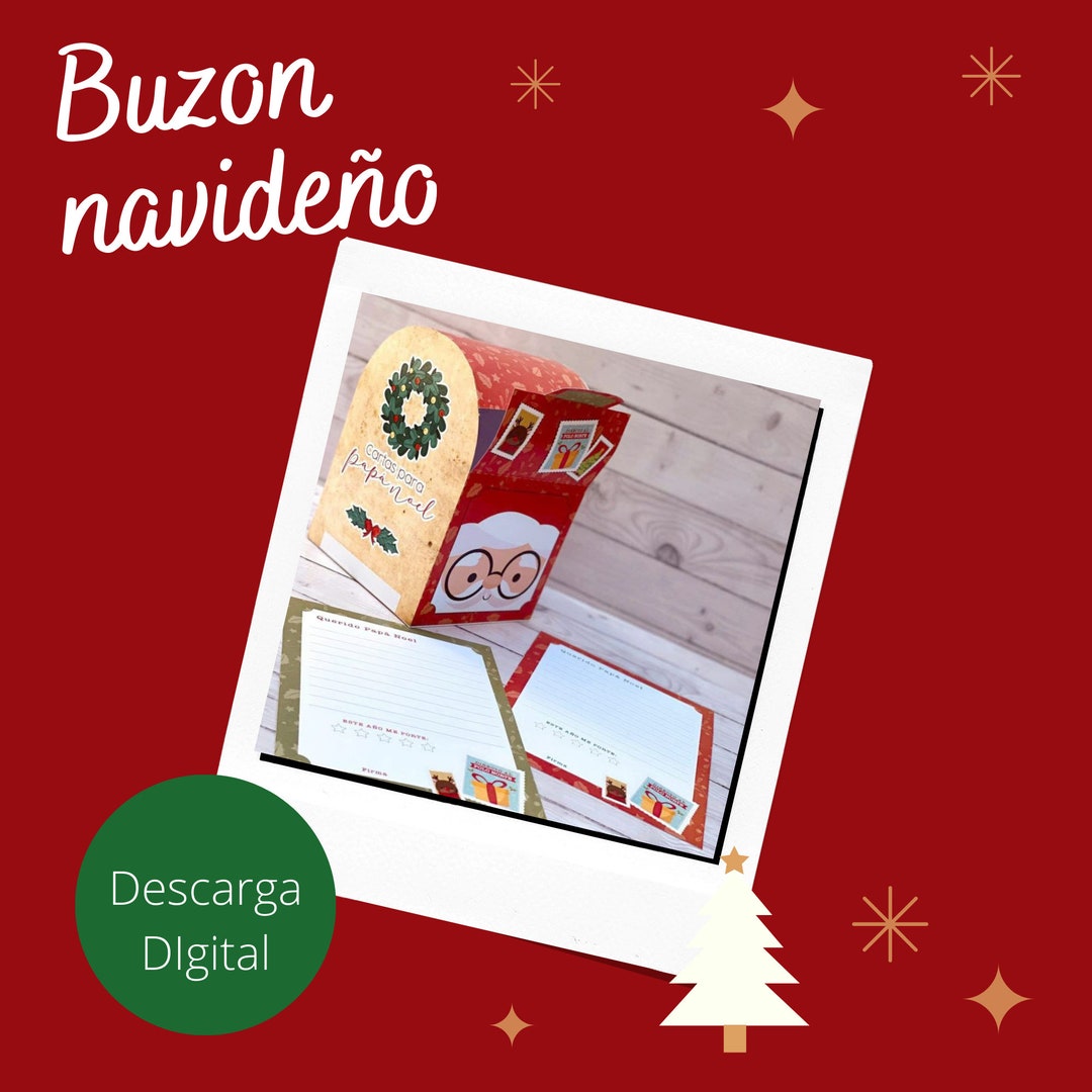 Christmas Mailbox Template To Assemble Etsy christmas-mailbox-template-to-assemble-etsy