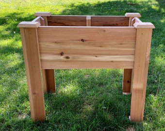 Standing Cedar Planter, Cedar Planters, Cedar Deck Planters, Cedar Box Planters, Wood Planters, Garden Planters, Flower Planters, Gardening