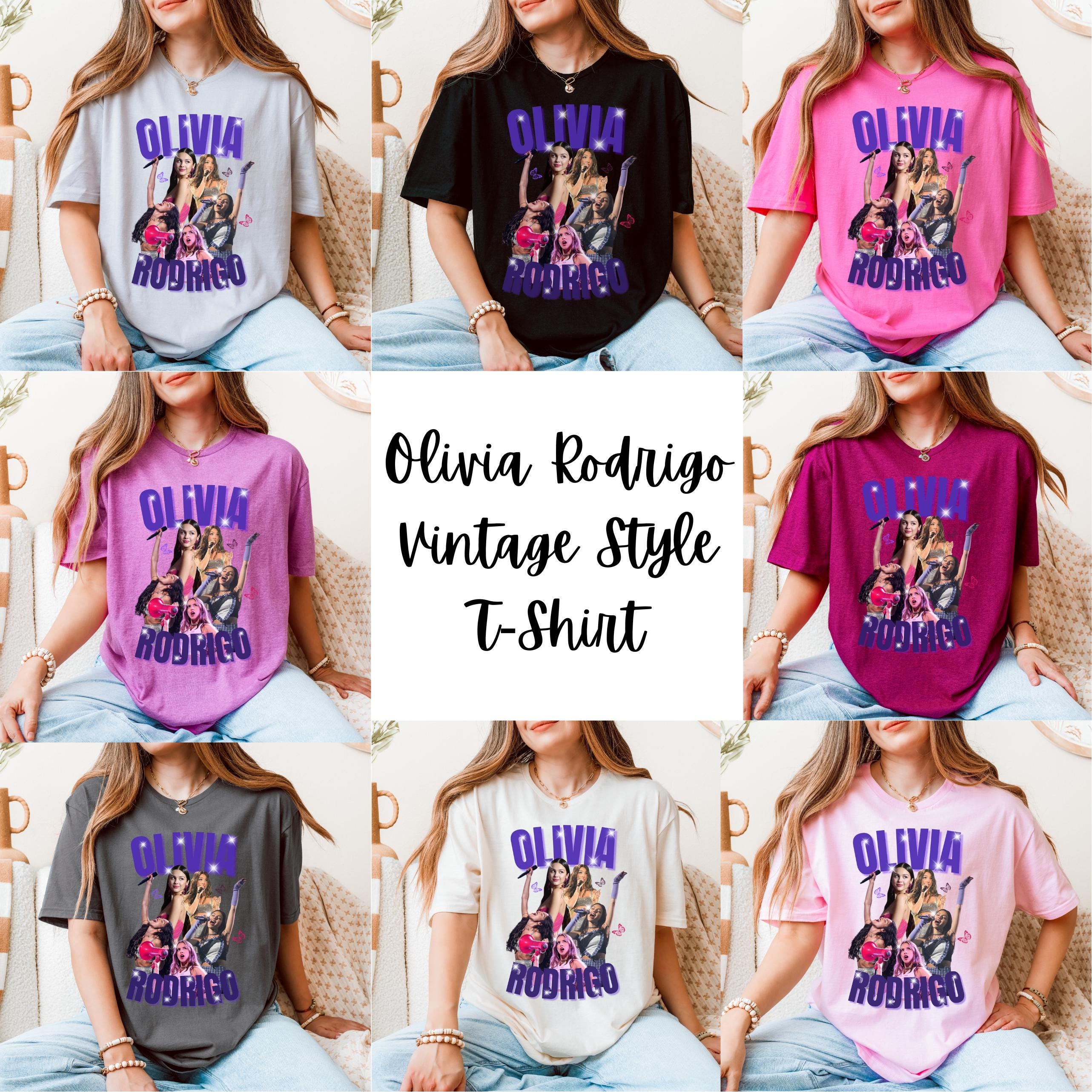 Olivia Rodrigo Vintage Style Shirt, Vintage 90's Olivia Rodrigo Shirt, Olivia Rodrigo Concert Outfit, Olivia Rodrigo Gift Womens