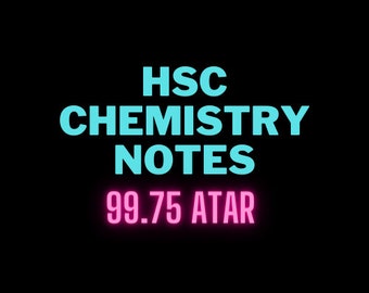Notas de química del HSC / Todos los módulos / Notas completas / HSC chem