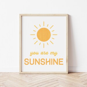 You Are My Sunshine Quotes Print, Poster, Wall Art Quotes, Typography Print, Digital Download, Digital Prints, Printable Quotes
