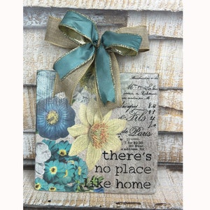 French Country Bauernhaus Tablett Deko, florales Holz Regal, Florale Mantel Dekor, Paris Themen Schlafzimmer, Einweihungsgeschenk