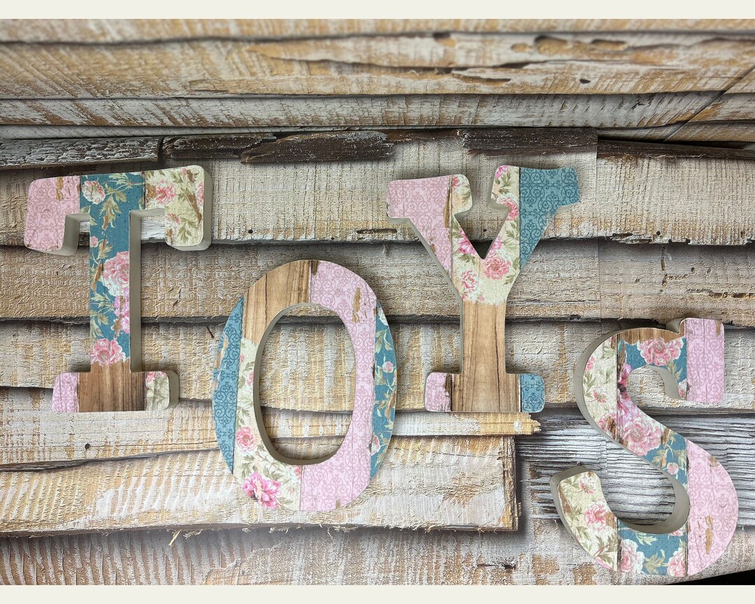 Custom Wood Wall Letters for Nursery, Kids Wood Toys Sign, Child Toy