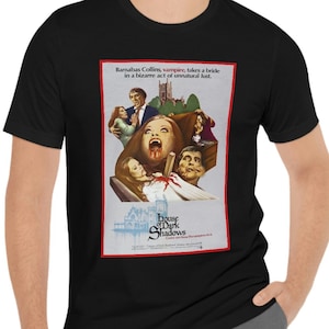 House Of Dark Shadows T-shirt Vampire Movie T-shirt à manches courtes