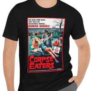 Corpse Eaters T-Shirt Black - Horror Movie Short Sleeve Tee