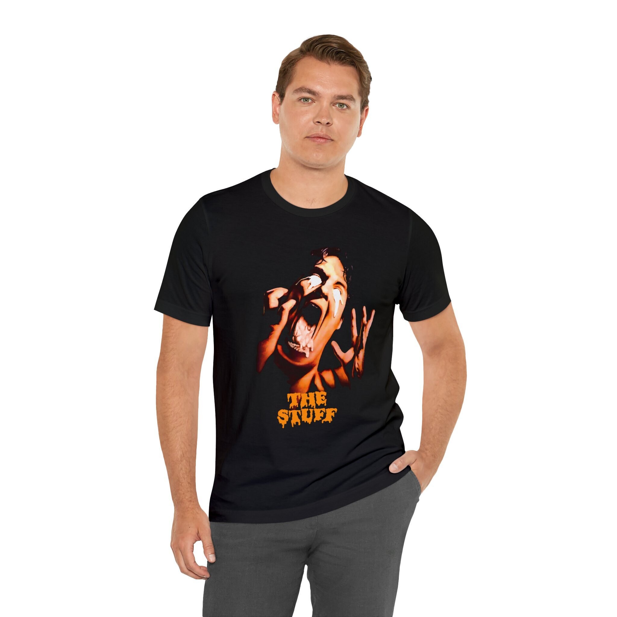 The Stuff T-Shirt Short Sleeve Horror Movie Tee
