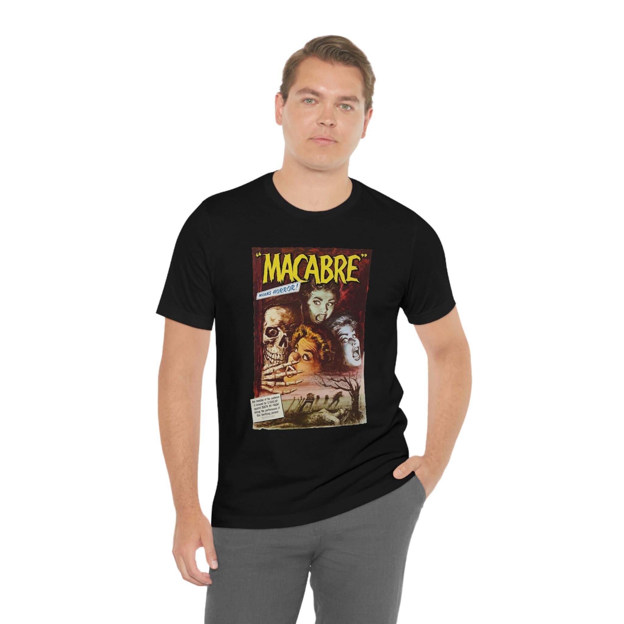 Macabre Movie T-Shirt Black Short Sleeve Tee