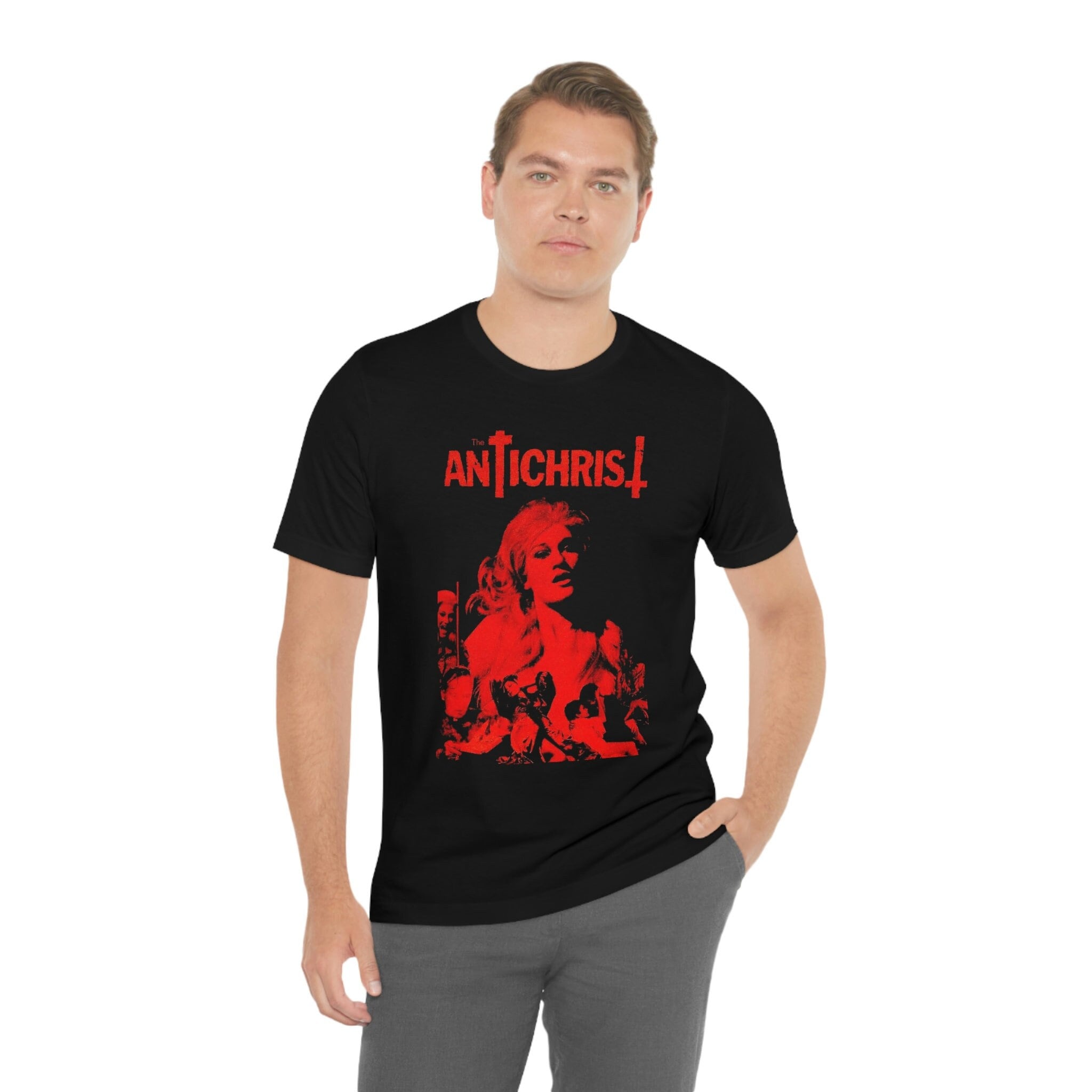 The Antichrist T-Shirt Black Short Sleeve Movie Tee