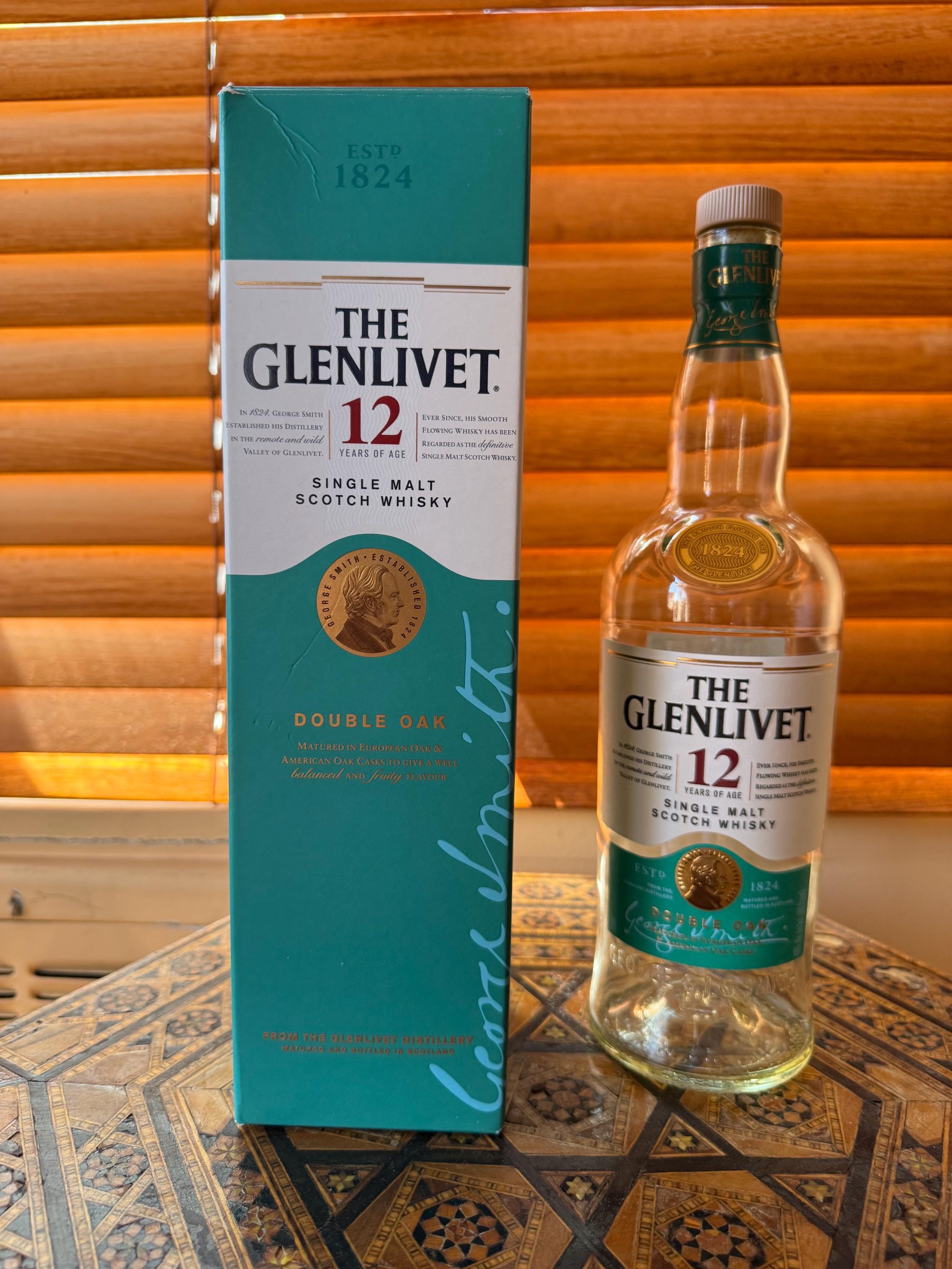 Empty Glenlivet 12 Bottle - Etsy