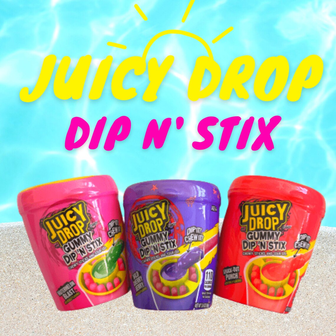 Juicy Drop Gummy Dip Juicy Drop Gummy Dip N Stix Tiktok 1 Dip Etsy