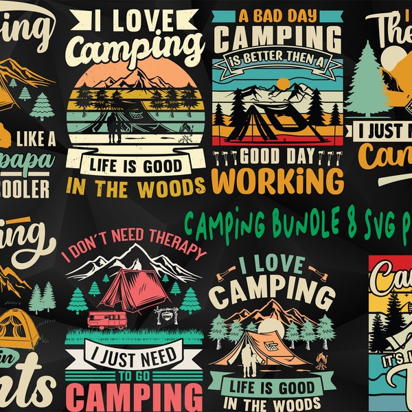 Camping PNG Bundle, Camping Quote PNG, Camping Saying SVG, Funny Camping png, Camplife Quote, Camp Life Eps, Campfire svg, Camping PNg