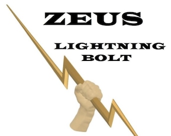Lightning bolt toy top