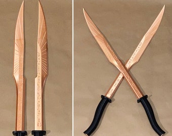 Scarlet Scarab Swords 3D printed DIY cosplay props