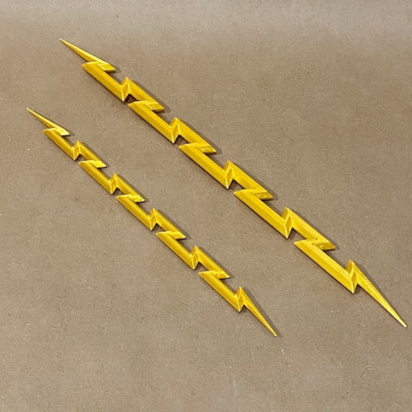 12in or 16in Jagged Titan Lightning Bolts