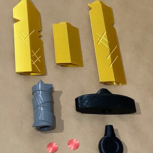Silk Gold Pieces- Assembly with glue required.