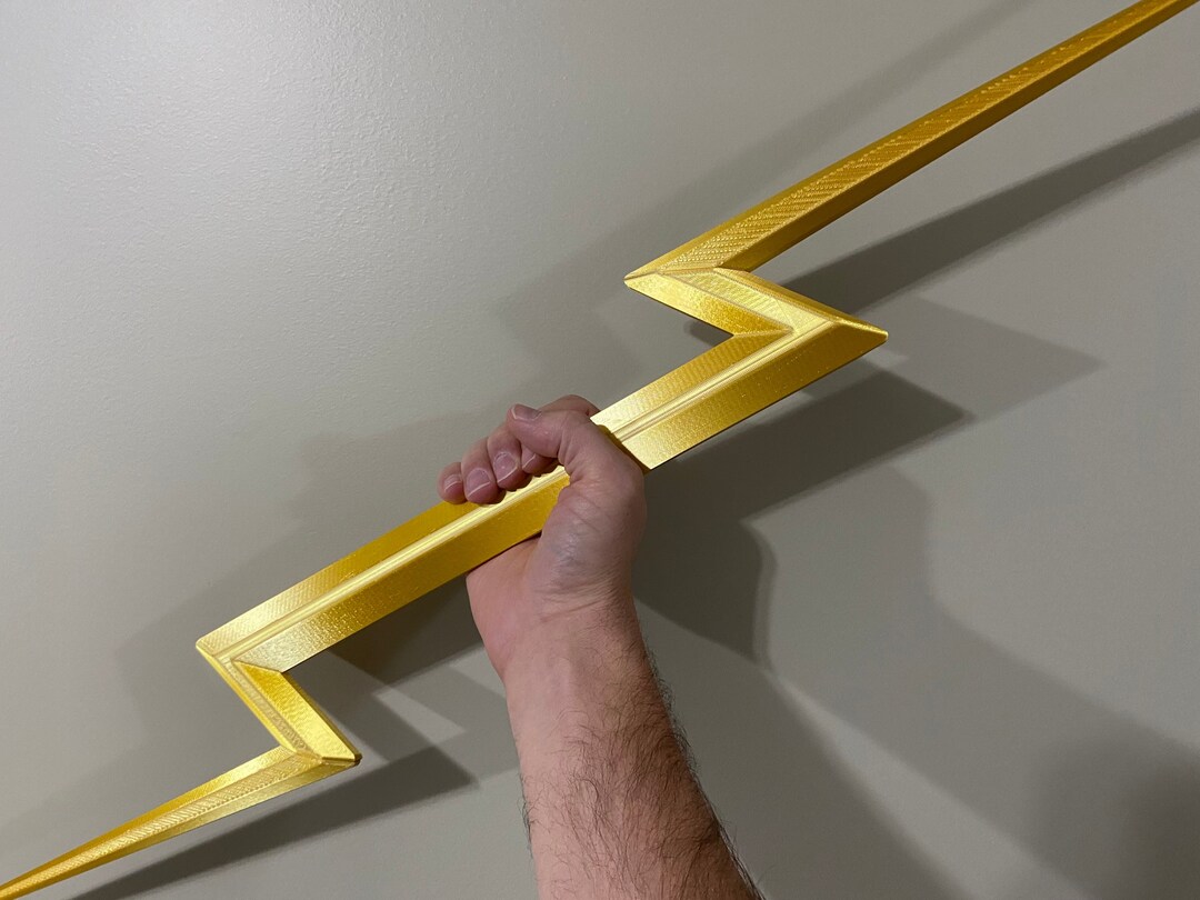 ZEUS Lightning Bolt 3D Print From Thor Love and Thunder Etsy