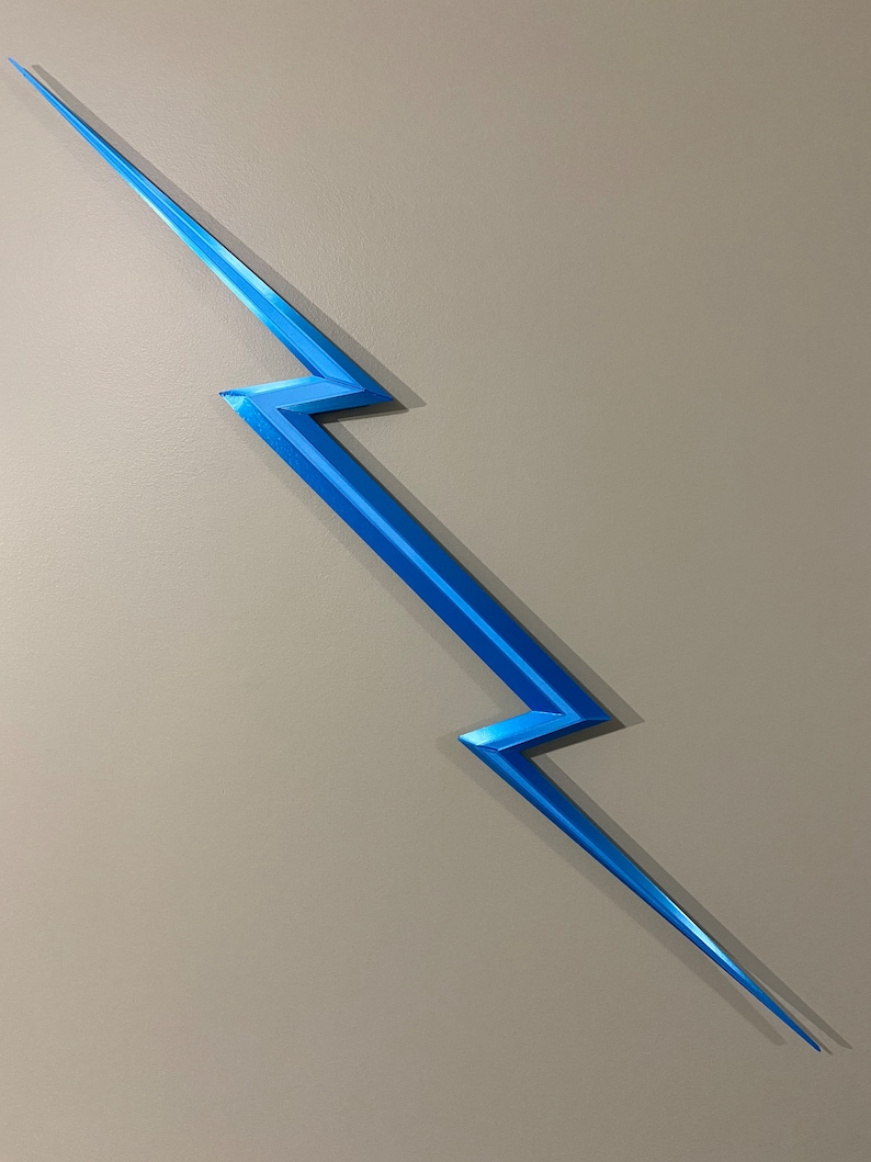ZEUS Lightning Bolt 3D Print From Thor Love and Thunder Etsy