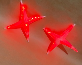 Red X's (3D Printed Costume Prop) Quantity 2