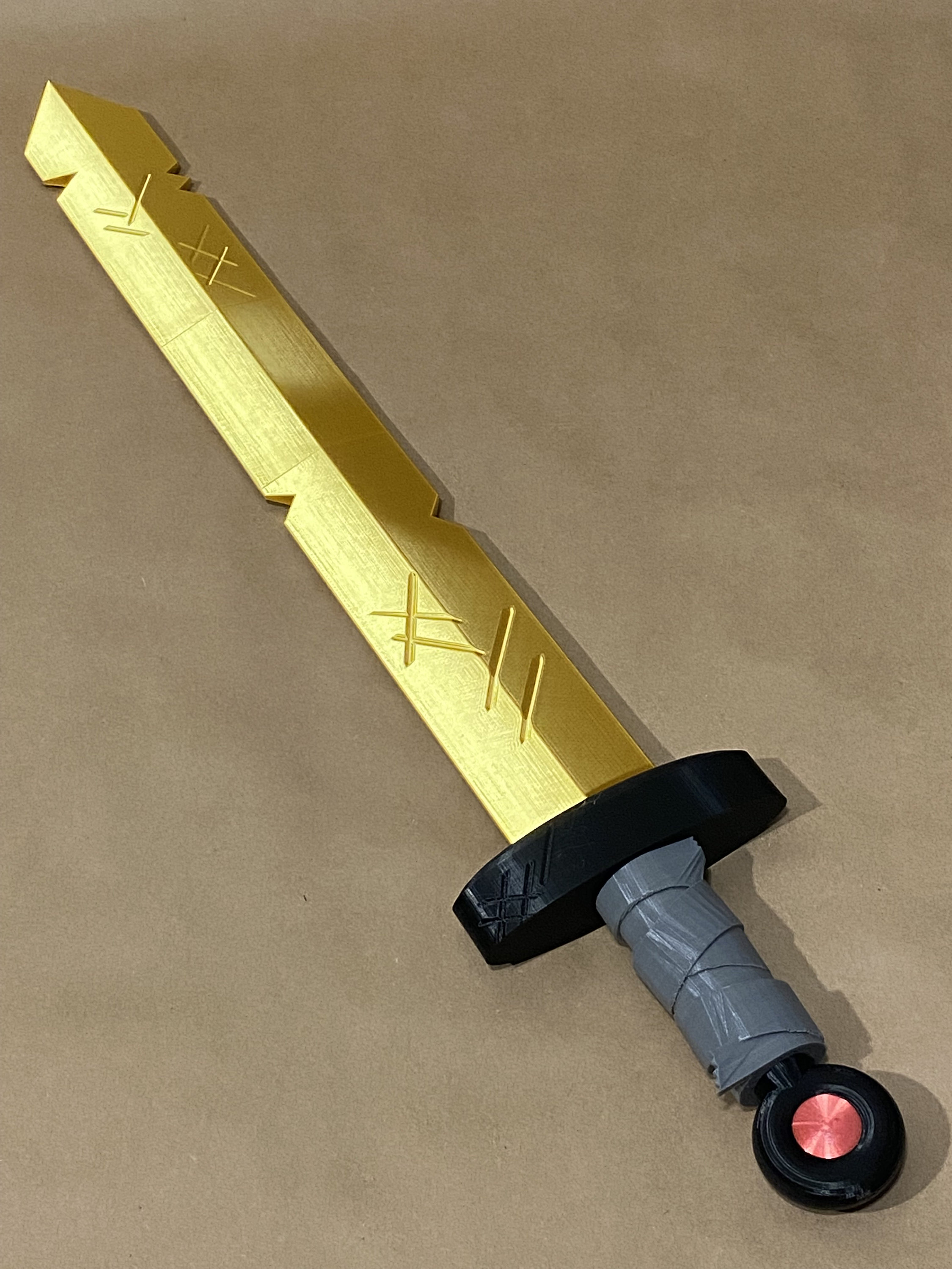 Adventure Time Gold Sword: 3D Printed Cosplay Prop - Etsy