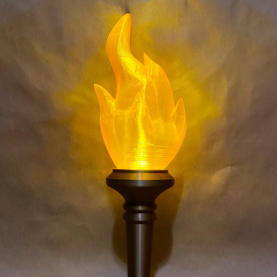 Olympian Torch Light up Version (3D Printed DIY Prop) - Etsy