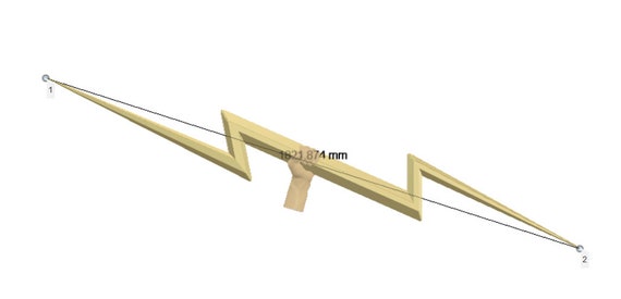 6 Ft Lightning Bolt - Etsy