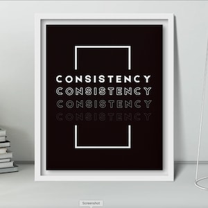 Minimal printable wall art motivation quotes