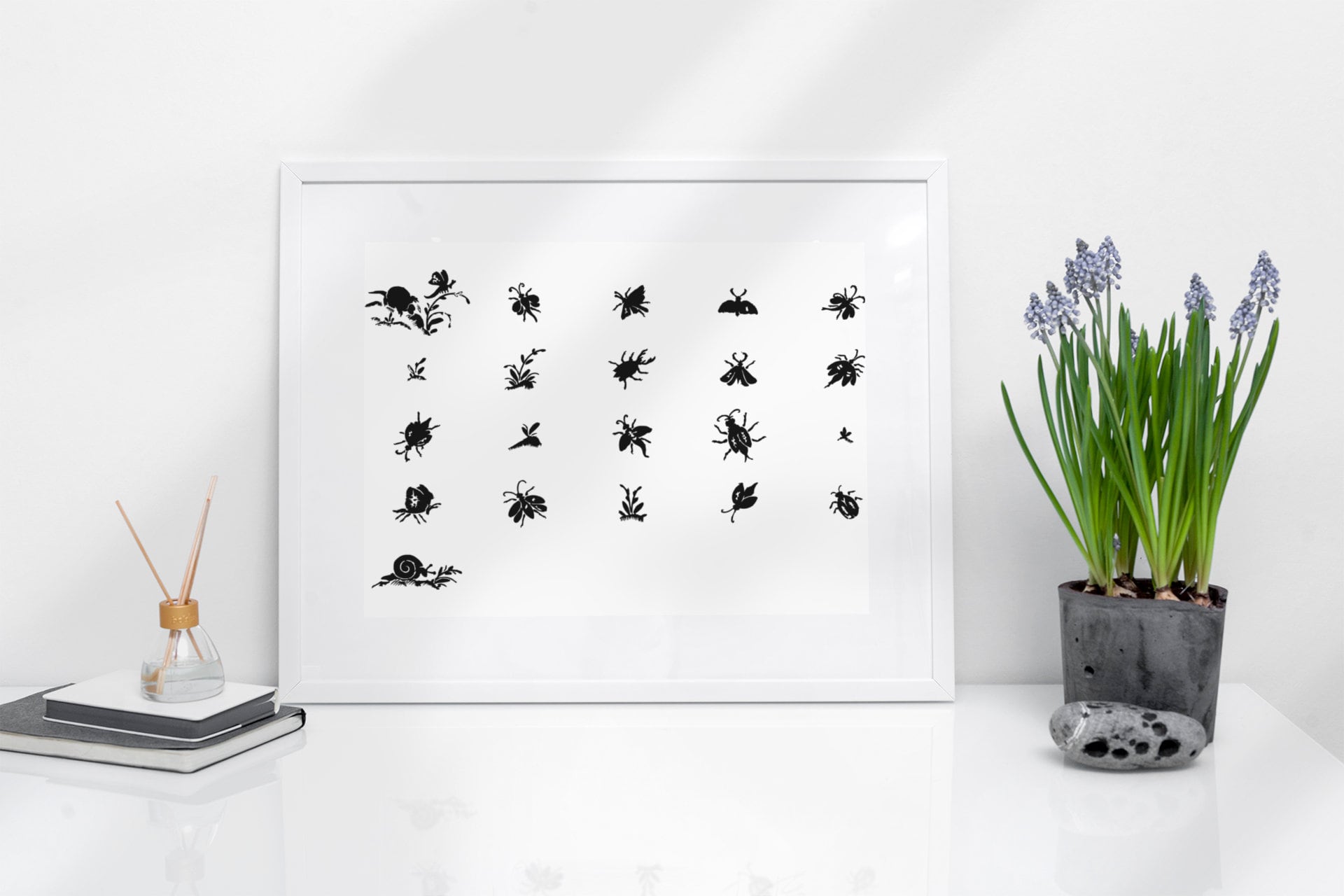 21 Bug Vector Graphics, Beetle SVG, Moth Svg, Graphic Design, Instant ...