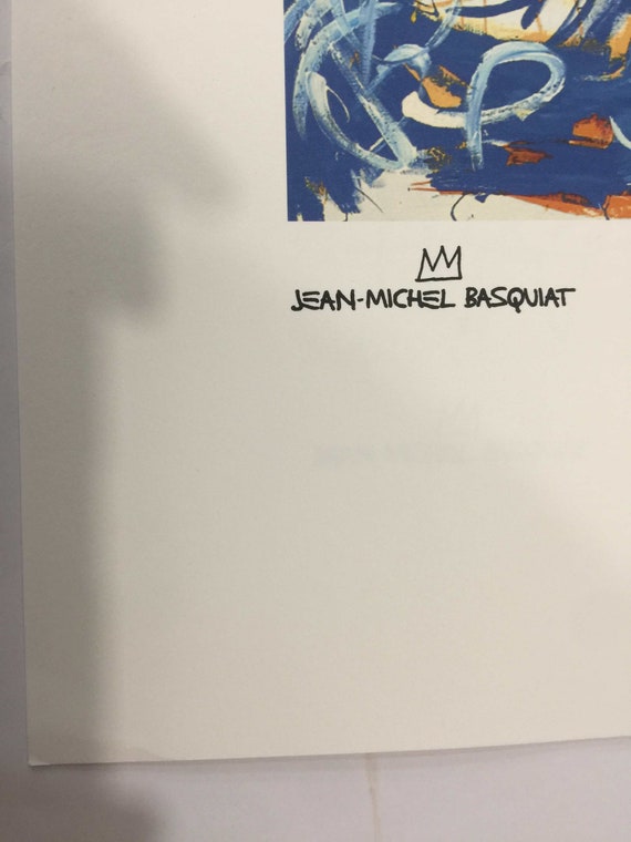 Jean-Michel Basquiat Lithograph 50 x 70 cm rupert Jasen Smith edition with certificate Jean-Michel Basquiat Lithograph 50 x 70 cm rupert Jasen Smith edition with certificate