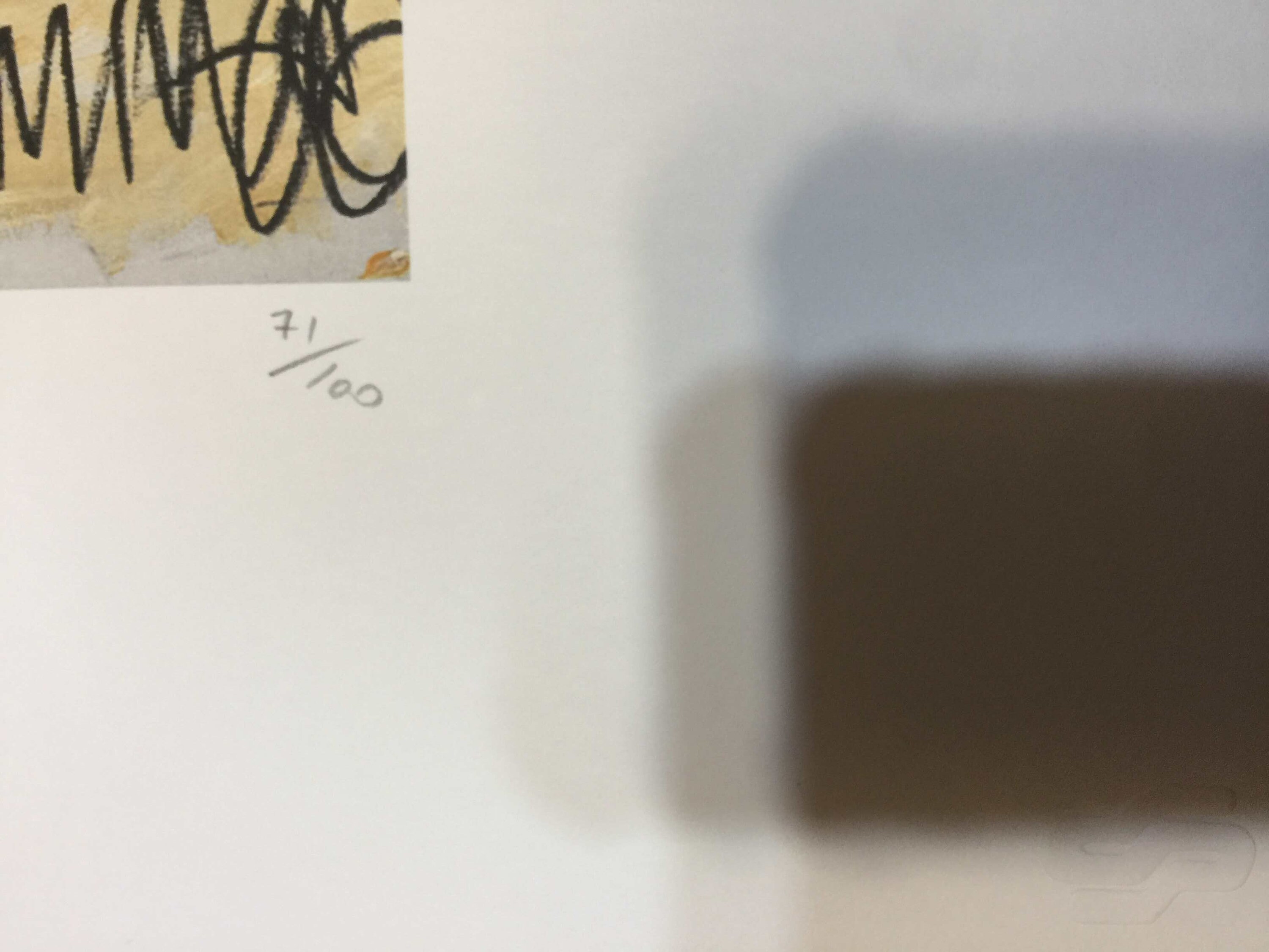 Jean-Michel Basquiat Lithograph 50 x 70 cm rupert Jasen Smith edition with certificate Jean-Michel Basquiat Lithograph 50 x 70 cm rupert Jasen Smith edition with certificate