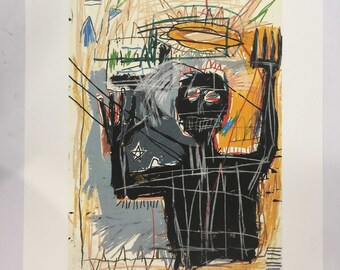 Jean-Michel Basquiat Lithograph 50 x 70 cm rupert Jasen Smith edition with certificate Jean-Michel Basquiat Lithograph 50 x 70 cm rupert Jasen Smith edition with certificate