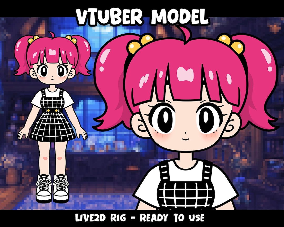 Vtuber Model - Live2d Avatar - Ready for Streaming - Etsy