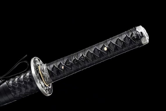 中型刀 直刃 日本の侍刀 黒刀 - Etsy 日本 中型刀 直刃 日本の侍刀 黒刀 - Etsy 日本