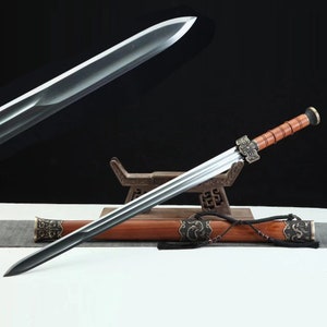 Japanese Samurai Sword Chinese Sword Damascus Steel Samurai Sword