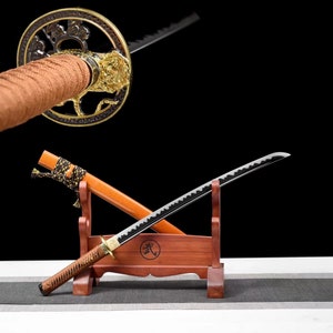 All-Tang Japanese Samurai Sword 1040 steel anime film and television Samurai Knife real katana