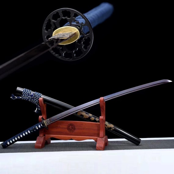 Spade giapponesi forgiate a mano All-Tang Samurai Spada vera