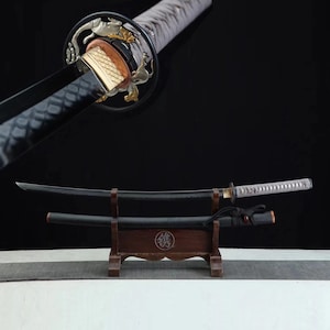 All Tang Samurai Swords Clay-Burned katana Sword gilt-silver surname Tan