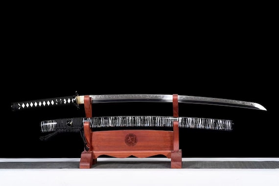 手鍛造の日本刀ダマスカス鋼粘土焼き入れ全唐刀 - Etsy 日本