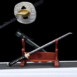 Japanese Samurai straight sword medium Hand-forged katana 1090 steel