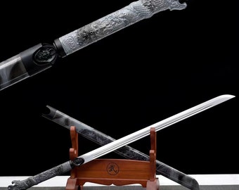 Hand-forged katana 1040 steel samurai sword Japanese sword full tang katana Samurai Knife