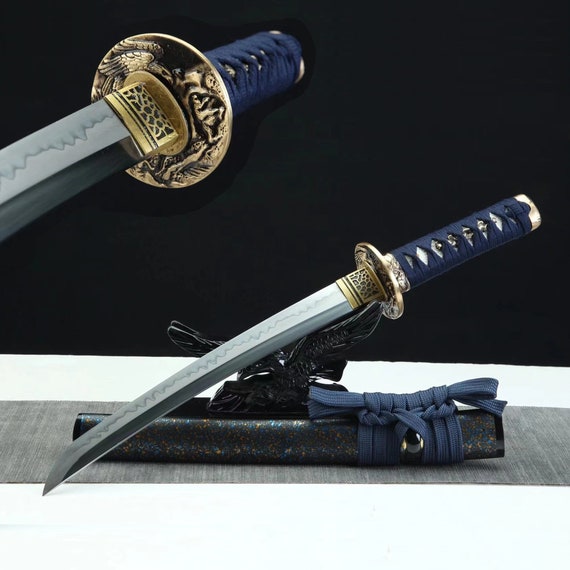 Japanese Katana Samurai Sword Short Sword Tanto Wakizashi Etsy